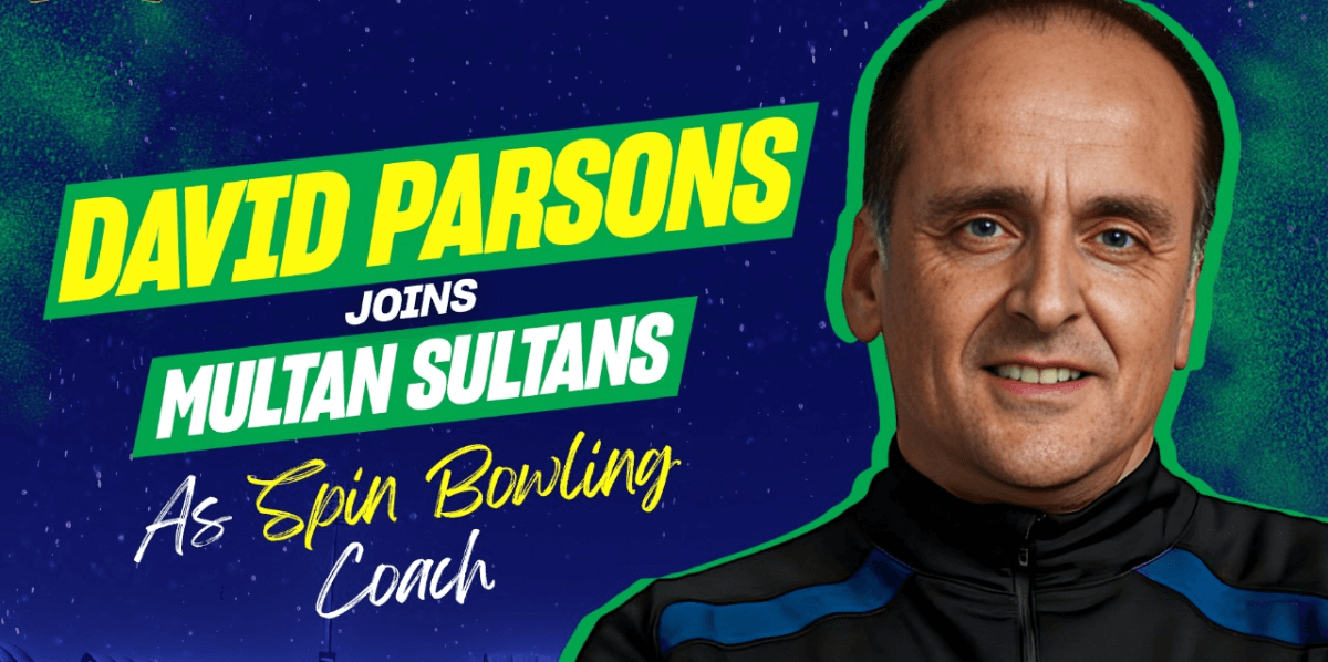 Former England Spin Bowling Coach David Parsons Joins Multan Sultans