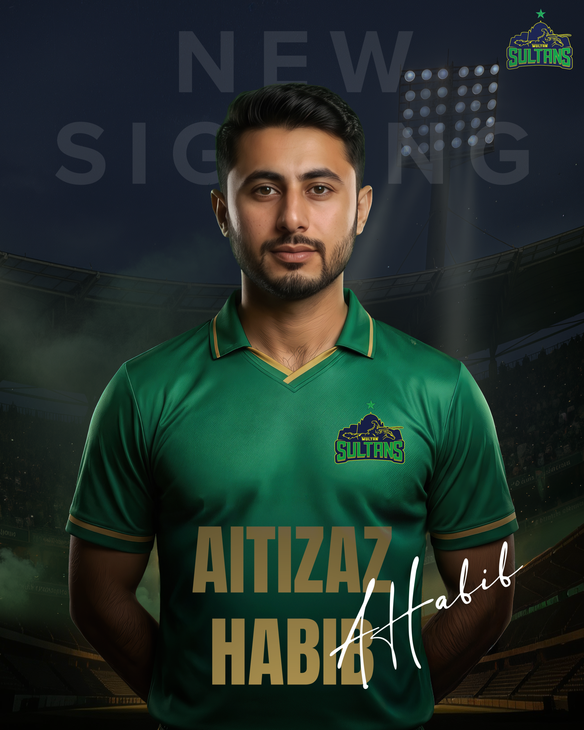 Multan Sultans Unleash Powerhouse All-Rounder Aitizaz Habib Khan